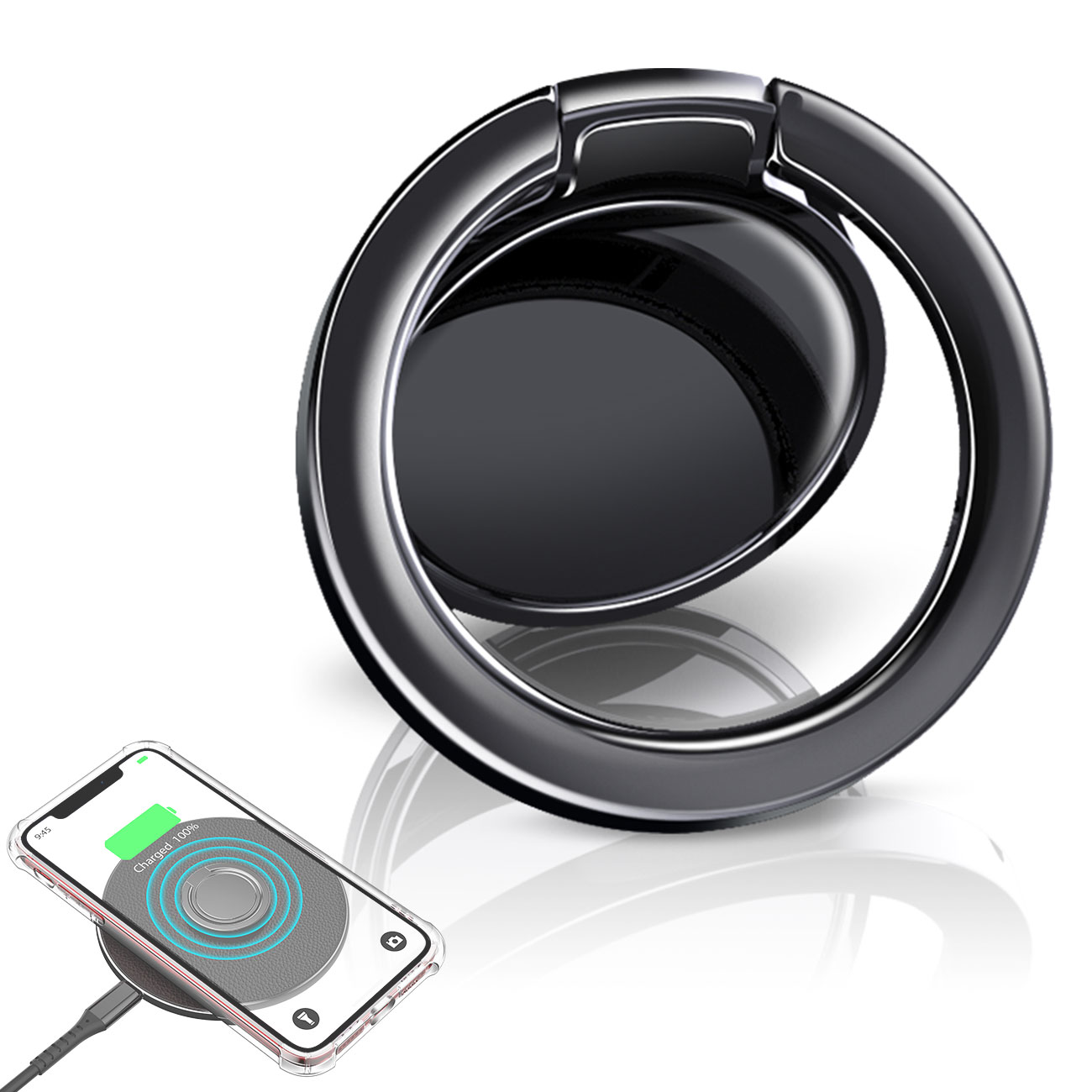 eSamcore Wireless Charger Compatible Ceramic Cell Phone Ring Holder -  E-mobilepress